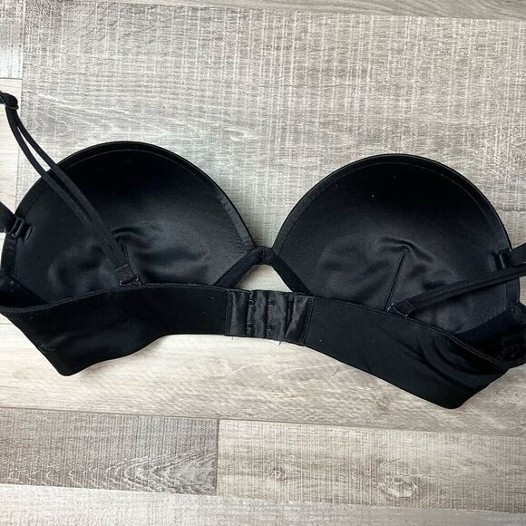 Victoria's Secret Very Sexy Multiway Push Up Bra 34C Black Underwire - Picture 3 of 8